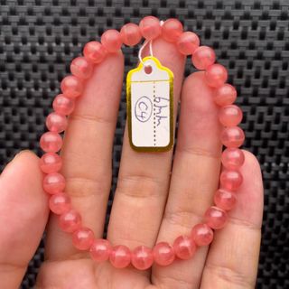 ⏳次日达-「天然冰種紅紋石手鏈｜阿根廷冰透手串（紅潤寶石 · 桃花招運女神款）」64227219915906110