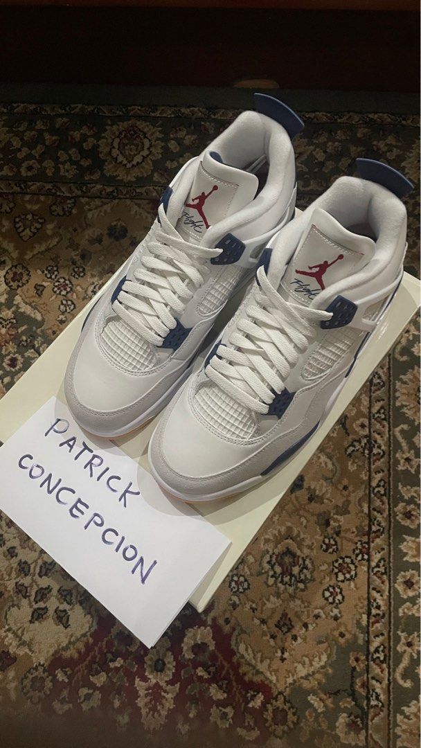 Air Jordan 4 Retro SB Navy (Category: Sneakers) located in Antipolo. Submitted by patsconcep (Listing ID 1365136314, Image 2). Description: For Sale BNDS Air Jordan 4 Retro SB Navy Men’s US10 Nike SNKRS release On hand, ready to ship, open to meet ups PM for more info .
