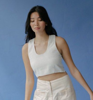 Araw the line Melfi top in Oat (Category: Sleeveless) located in San Juan City. Submitted by chuaaaaaaaa_ (Listing ID 1365214533, Image 1). Description: - srp: 3k+ - no flaws 📍bgc, metro manila #arawtheline #melfitop #linen.