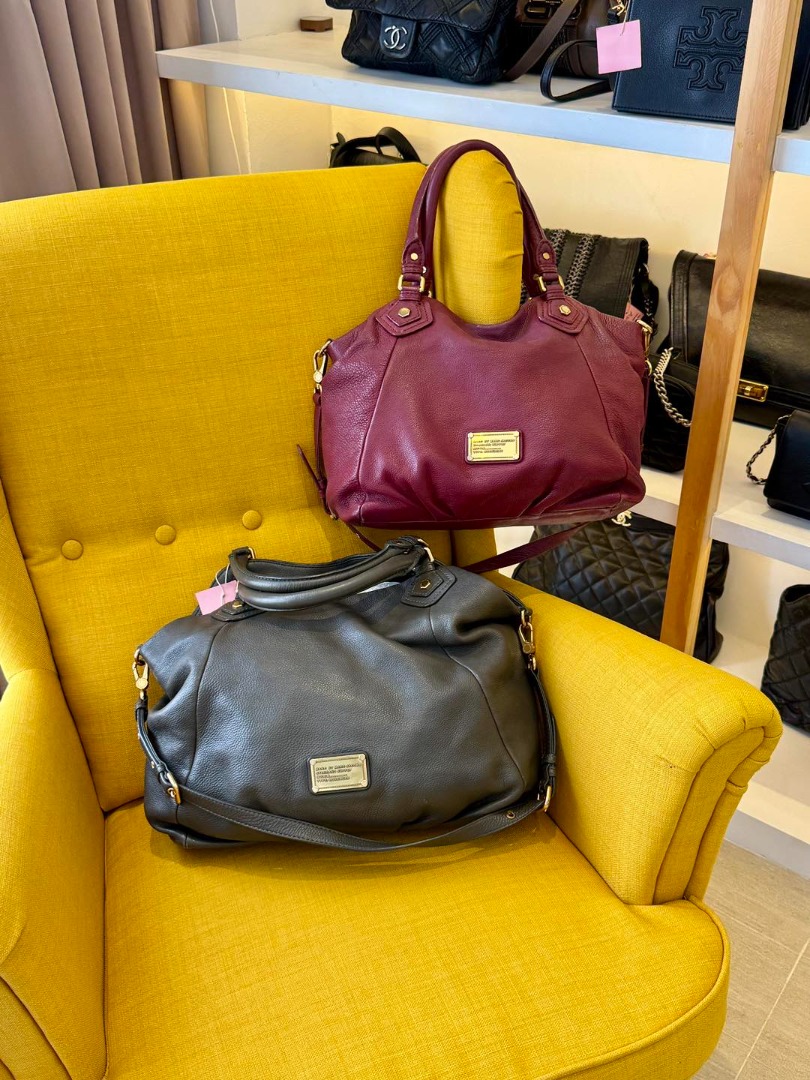 Auth Marc Jacob$ Two Way Leather Bags, Women's Fashion, Bags & Wallets ...