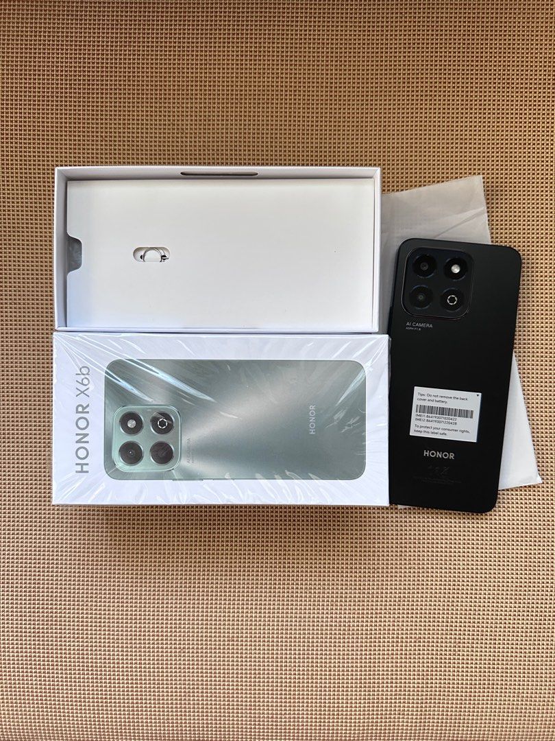 Brandnew Honor X6b (Category: Android Others) located in Makati City. Submitted by msn_gdgt (Listing ID 1365249605, Image 1). Description: Globe Locked Open Box (hindi gamit, chineck lang sa globe) Please see the specs sa internet, yung storage posted na rin po sa pictures..