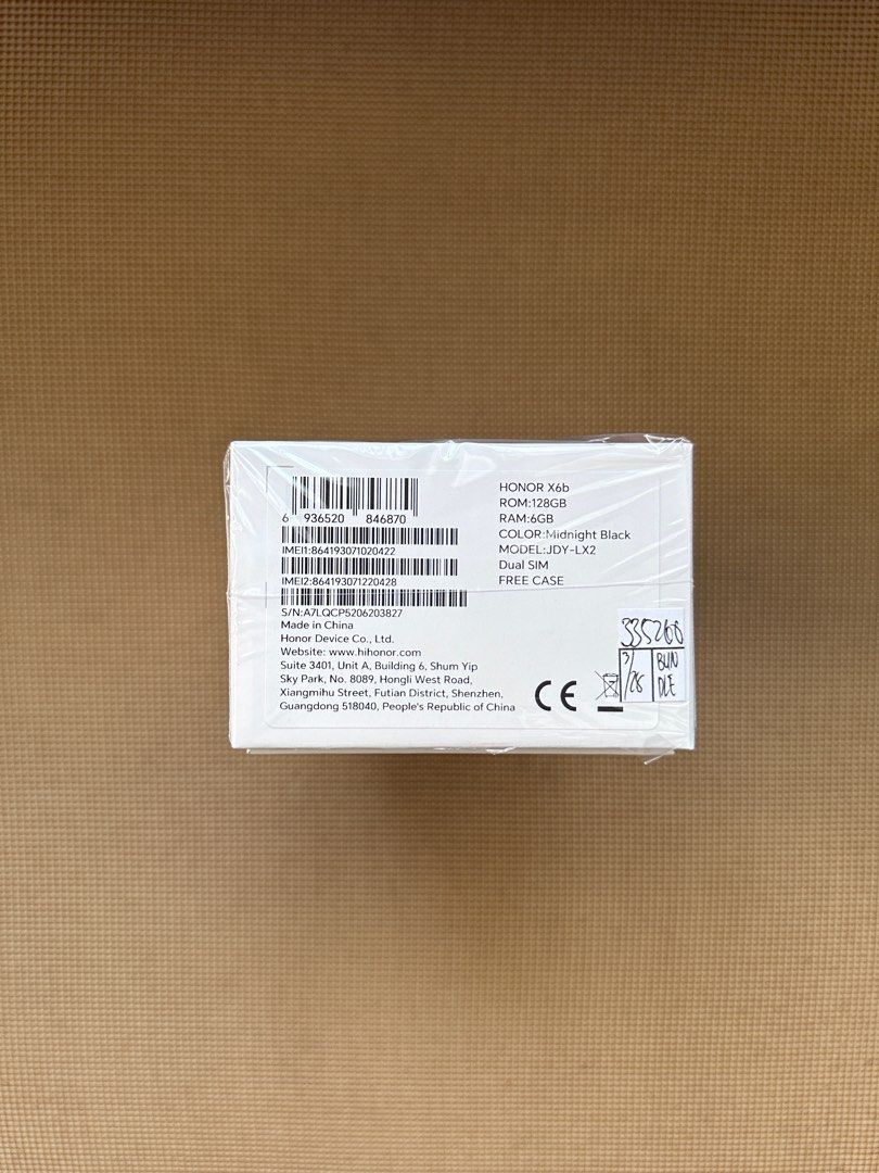 Brandnew Honor X6b (Category: Android Others) located in Makati City. Submitted by msn_gdgt (Listing ID 1365249605, Image 2). Description: Globe Locked Open Box (hindi gamit, chineck lang sa globe) Please see the specs sa internet, yung storage posted na rin po sa pictures..