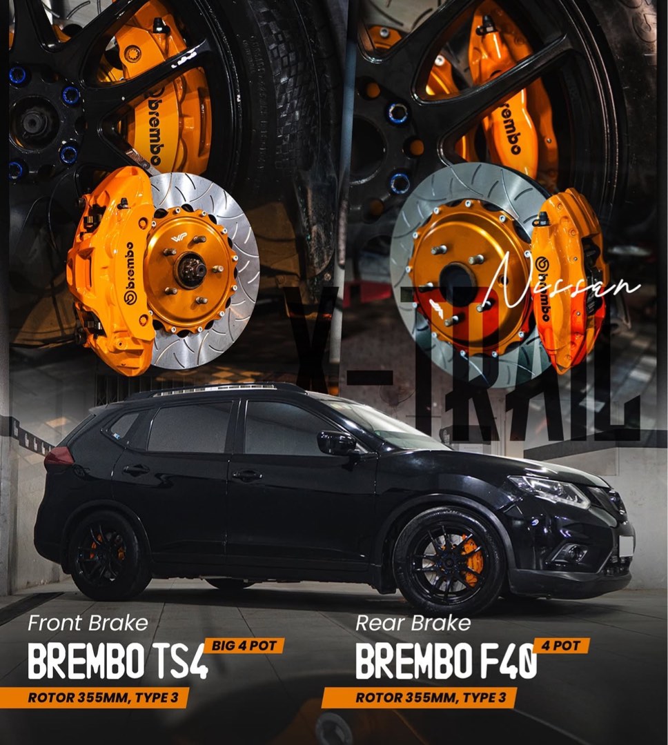 Brembo TS4 (Front) & F40 (Rear) Big Brake Kit (355mm Type 3 Rotors) for ...