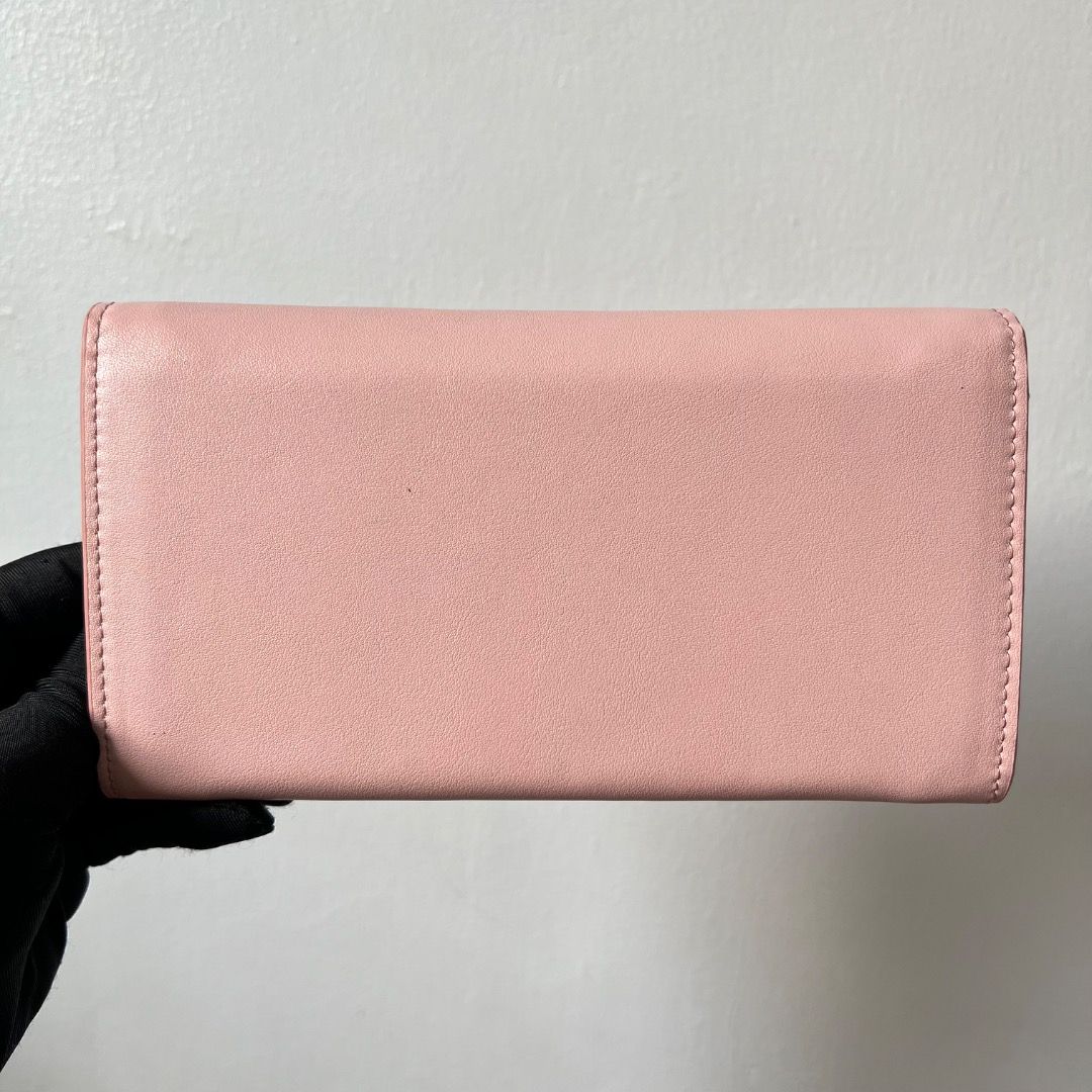 Celine Triomphe Long Pink Wallet (Category: Luxury Bags & Wallets) located in Antipolo. Submitted by mjlenihcpreloved (Listing ID 1321699226, Image 2). Description: .