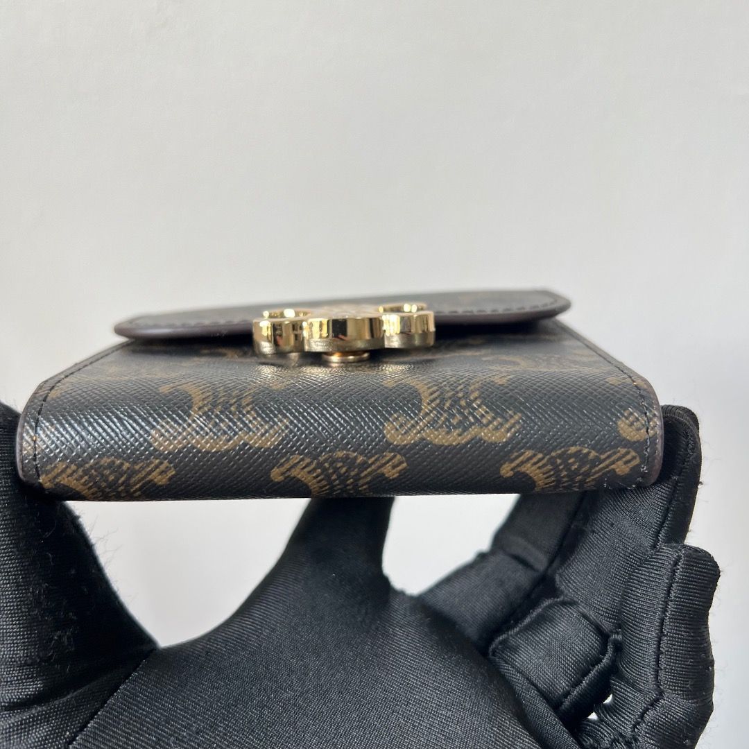Celine Triomphe Trifold Wallet (Category: Luxury Bags & Wallets) located in Antipolo. Submitted by mjlenihcpreloved (Listing ID 1318494226, Image 3). Description: .