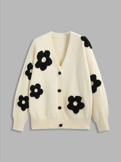 CIDER Floral Cardigan