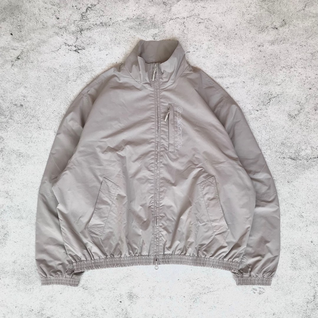 ★codegraphy★ 2WAY Tech Short Jacket Beige Codegraphy 2-WAY Tech Short Jacket Beige, Fesyen Pria