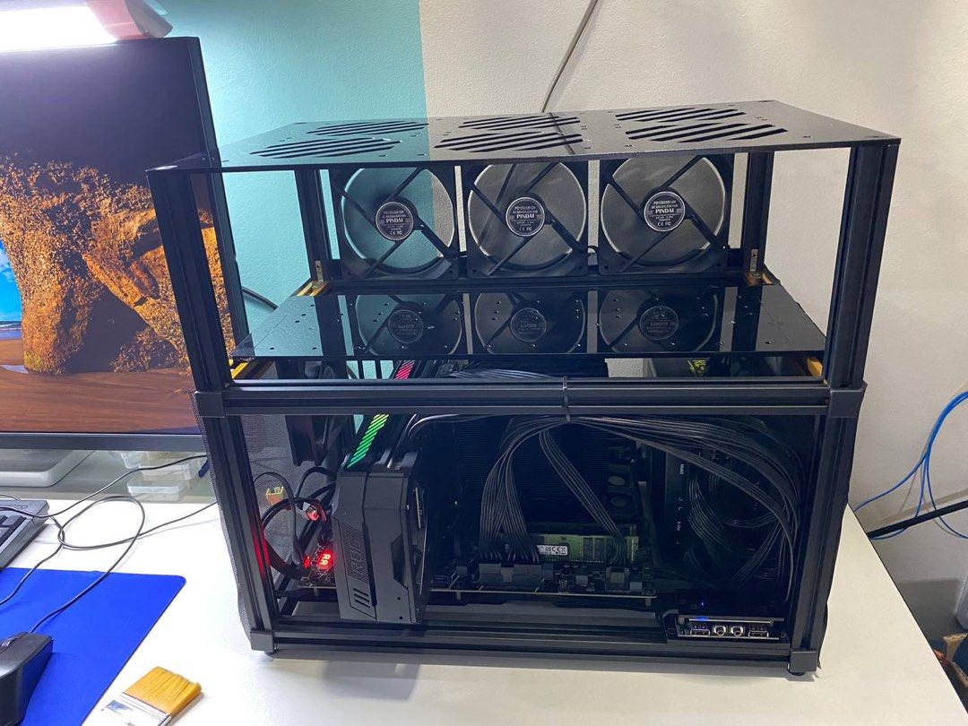 3080 series PC (Category: Computer Parts) located in Quezon City. Submitted by luna4399 (Listing ID 1365230087, Image 2). Description: CPU: E5 2690 V4 14 cores 28 threads (full core turbo frequency 3.2G) System: WIN 10 Professional Workstation Edition Motherboard: South China flagship motherboard F8 8 (DDR4 memory slot up to 256G memory) Graphics card: Coolio P60T dual fan performance version Graphics card: ASUS ROG Raptor 3080Ti 12G Hard disk: S