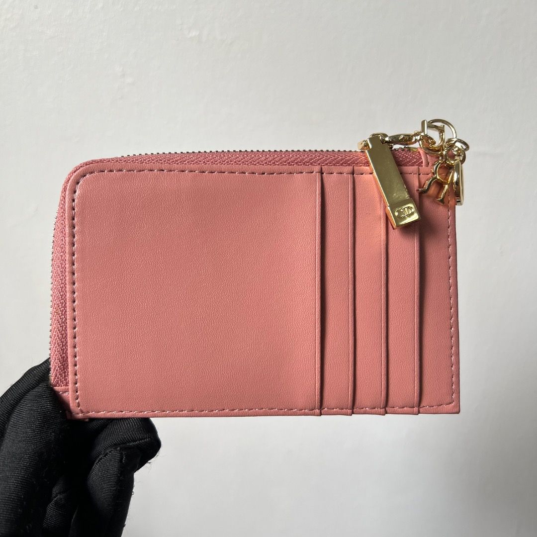 Dior Caro Card Case Pink Wallet (Category: Luxury Bags & Wallets) located in Antipolo. Submitted by mjlenihcpreloved (Listing ID 1321471946, Image 2). Description: .