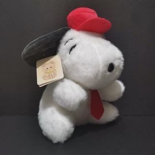 (Free Shipping) 23cm Snoopy Plush (other tags: peanuts, dog, cinnamoroll, pompompurin, mascot, stuffed toy, cute, kawaii, red tie)