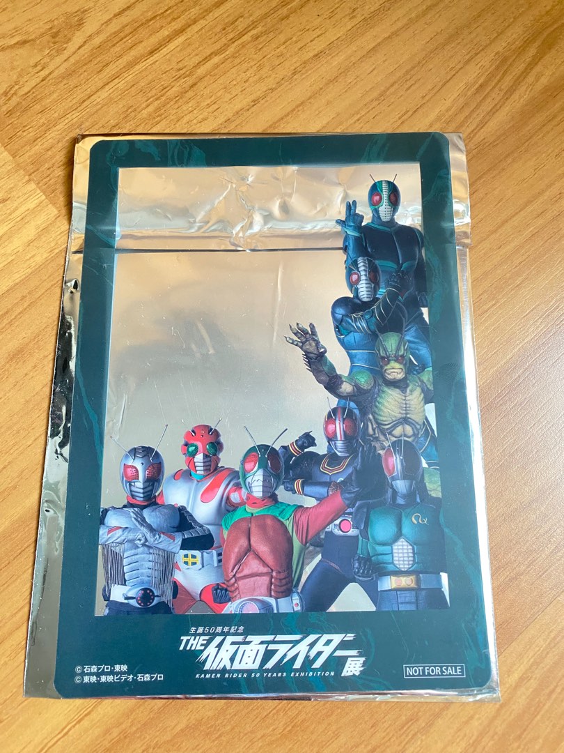 Frame Rider Kamen Rider 50th Anniversary Exhibition Admission Gift Clear Photo ...