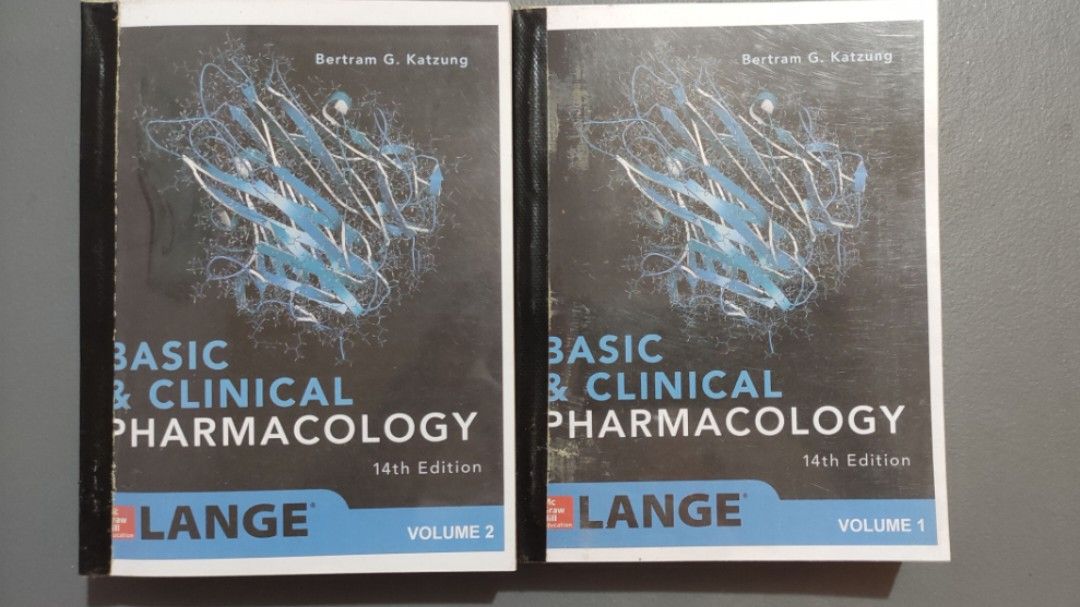 Katzung Basic and Clinical pharmacology (Category: Textbooks) located in Las Pinas. Submitted by bargain29 (Listing ID 1365164120, Image 2). Description: Katzung Basic and Clinical Pharmacology 14th edition (Volume 1&2) REPRINT ONLY SOFT BIND ( 8.3 inches x 6.3 inches) Minimal highlight (5-10%) I can send video scanning the pages if you are interested..