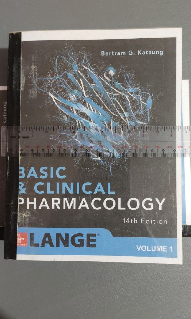 Katzung Basic and Clinical pharmacology (Category: Textbooks) located in Las Pinas. Submitted by bargain29 (Listing ID 1365164120, Image 1). Description: Katzung Basic and Clinical Pharmacology 14th edition (Volume 1&2) REPRINT ONLY SOFT BIND ( 8.3 inches x 6.3 inches) Minimal highlight (5-10%) I can send video scanning the pages if you are interested..