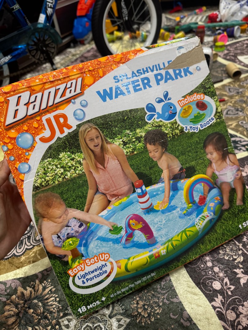 KIDS POOL BANZAI JR WATERPARK, Babies & Kids, Infant Playtime on Carousell