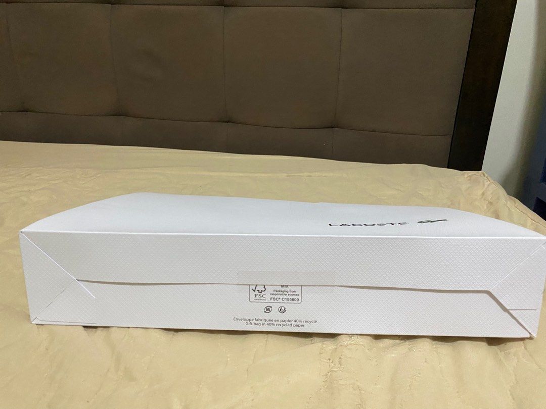 Lacoste Paperbag Original (Category: Luxury Bags & Wallets) located in Quezon City. Submitted by zennaPH (Listing ID 1365189667, Image 3). Description: Pristine Condition.
