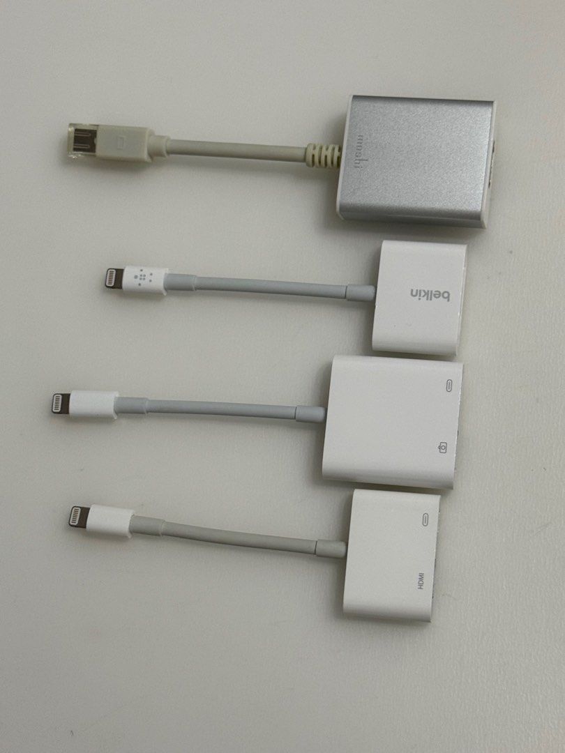 Lightning to HDMI, USB, USB C adapter