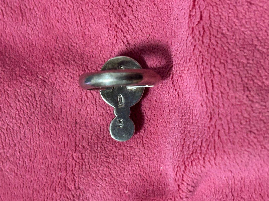 Marvelous Vintage Native American Navajo Blue Gem Turquoise Sterling Silver Ring Old Marvelous Vintage Native American Navajo Blue Gem Turquoise Sterling Silver Ring Old