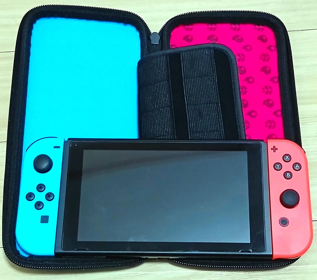 Nintendo Switch (Category: Nintendo) located in Quezon City. Submitted by Winston_Green (Listing ID 1365294487, Image 3). Description: These are all the items you will get including description on their condition: 1. Nintendo Switch - the screen has a screen protector since day one, so i can guarantee 100% no scratch. You may remove the old protector and replace with new. the body also has a protector since day one but I removed it because it get