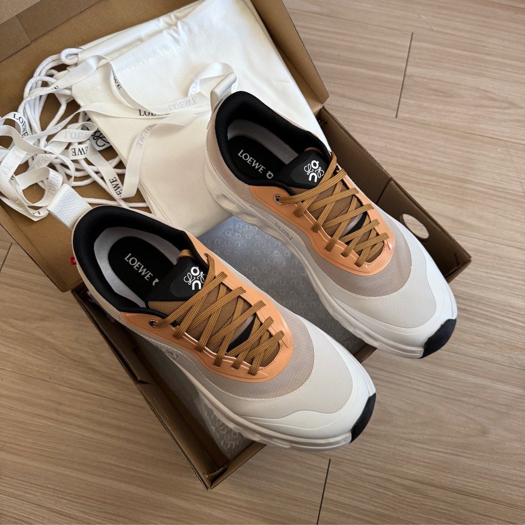 ON HAND: ON running cloud l o e we sneakers shoes (Category: Sneakers) located in Pasig City. Submitted by lizredclosetph (Listing ID 1365169220, Image 2). Description: Brandnew with box and dustbag.