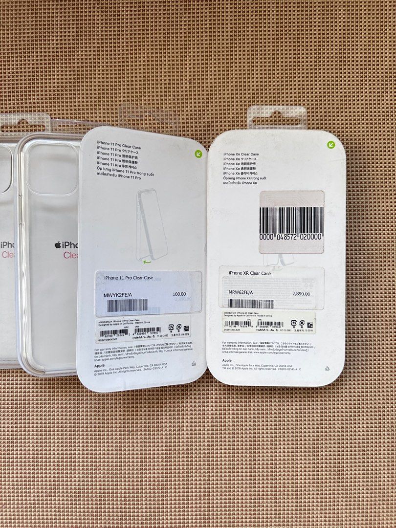 Original iPhone 11 Pro & iPhone Xr Clear Case (Category: Cases & Sleeves) located in Makati City. Submitted by msn_gdgt (Listing ID 1365248695, Image 2). Description: Brandnew.