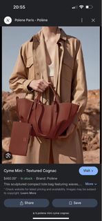 Polene Cyme Mini Cognac