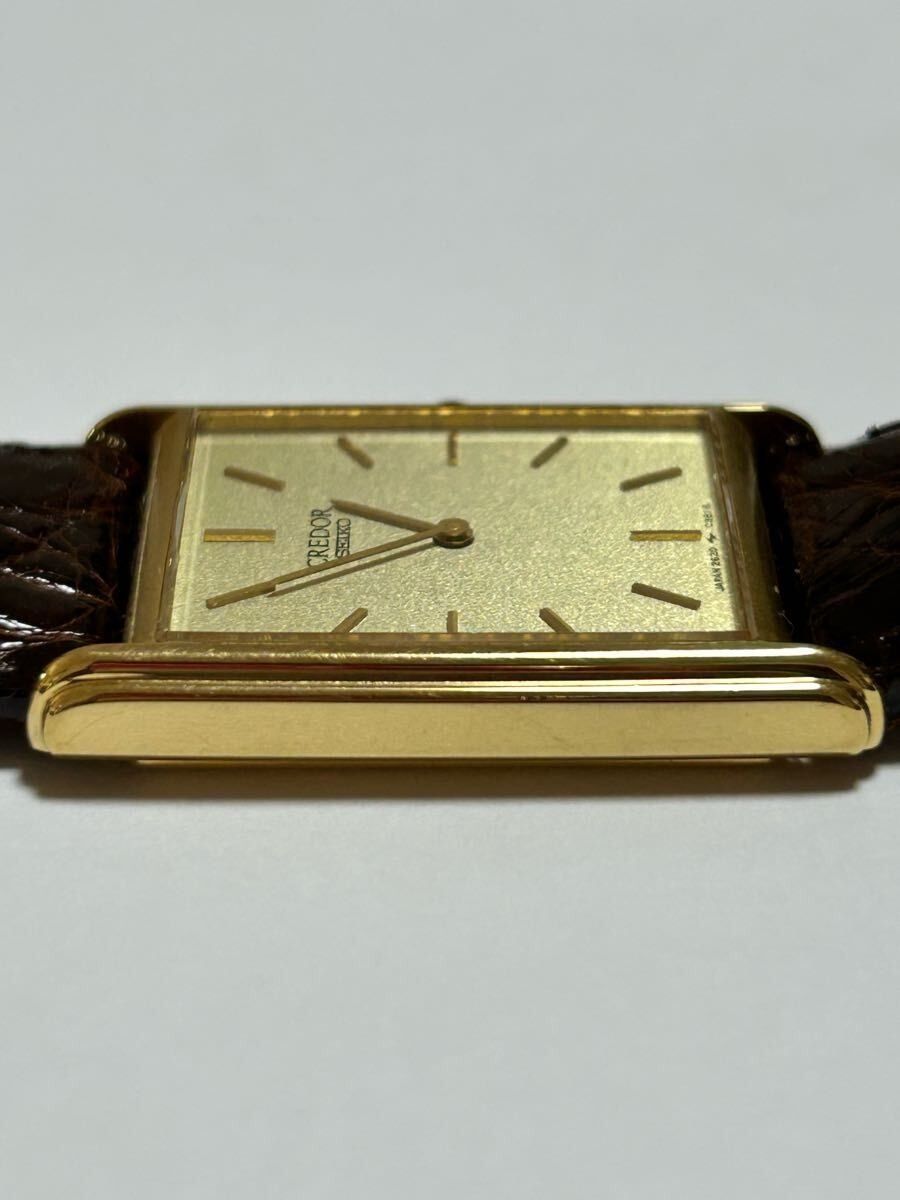 Rare Vintage Seiko Credor 2620 5240 18k solid yellow gold watch