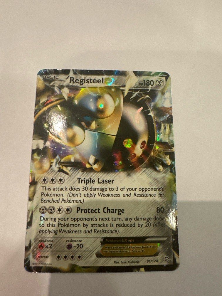 Registeel EX - 81/124 - Pokemon Dragons Exalted Black & White Ultra ...