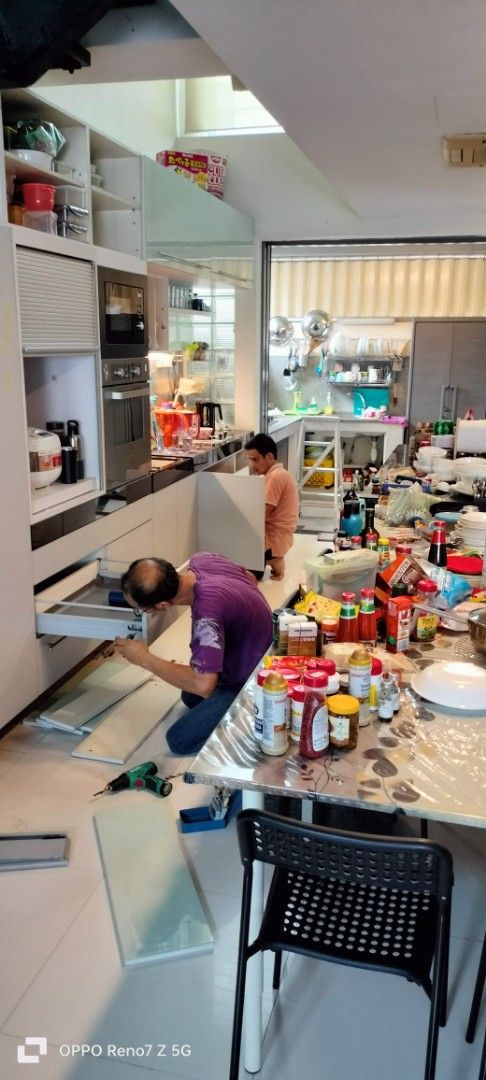 Repair, refurbished & Makeover of 30 yrs old kitchen cabinet62863077779201114