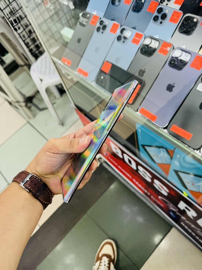 Samsung Note 10 Plus 12/256GB Openline NTC approevd 98% smooth (Category: Samsung) located in San Juan City. Submitted by najihahtelecomshop2018 (Listing ID 1365177289, Image 2). Description: Legit Store | Original unit FOR SALE | TRADE / SWAP ▫️INSTALLMENT thru: 🔸Credit Card (straight / installment) 🔸Ggives / Gcredit + 6% interest 🔸Spay Later + 6% interest (RFS: Buy and Sell any kinds of Gadgets) Description: Samsung Note 10 Plus 12/256 NTC A