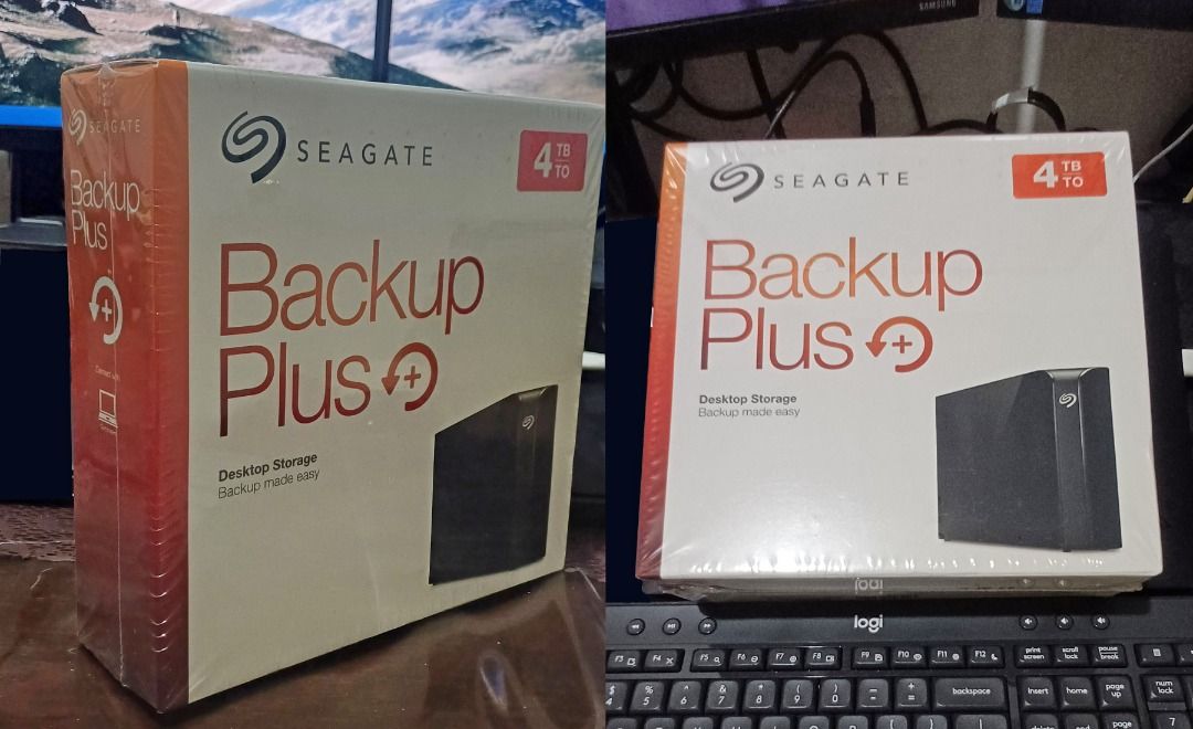 Seagate Backup Plus 4TB Desktop Storage (Category: Hard Disks & Thumbdrives) located in Pasig City. Submitted by prelovedgoodsph777 (Listing ID 1365221984, Image 1). Description: Upgrade your backup storage with the Seagate Backup Plus 4TB. This desktop drive is reliable and built to last, with plenty of room for your photos, 4K videos, games, and important files. Just plug it in via USB to keep everything backed up and easy to access. Seagate Ba
