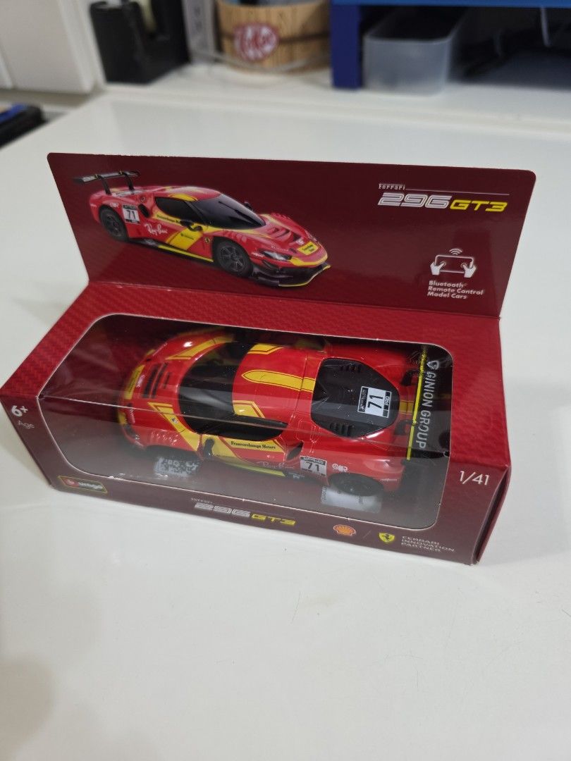 Shell x Ferrari 296GT3, 興趣及遊戲, 玩具 & 遊戲類 - Carousell