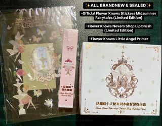 [TAKE ALL] FLOWER KNOWS +FREE FLOWER KNOWS MAKE UP REMOVER WIPE (Read Description)