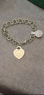 Tiffany & Co sterlimg silver enamel bracelet