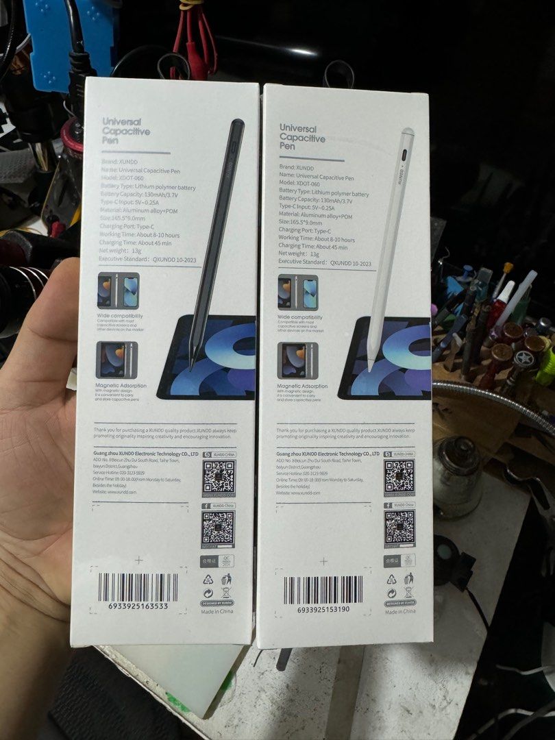 XUNDD UNIVERSAL STYLUS CAPACITIVE PEN for IOS & ANDROID XDOT-060 Model (Category: Other Mobile & Gadget Accessories) located in Makati City. Submitted by jc.cuerdo (Listing ID 1365275152, Image 2). Description: XUNDD UNIVERSAL STYLUS CAPACITIVE PEN for IOS & ANDROID XDOT-060 Model Small pen tip brings high precision positioning experience. Active induction technology, without additional Bluetooth receivers, can be used by switching on the power s