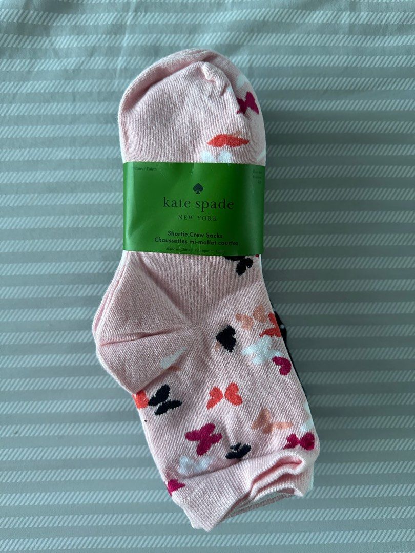10 Pairs Kate Spade Socks (Category: Socks & Tights) located in Mariveles. Submitted by declutterwithina (Listing ID 1365316231, Image 1). Description: 100% Authentic 10 pairs in one pack Shoe Size: 4-10.