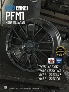 18インチ 7.5J 5H100 +48 ENKEI エンケイ パフォーマンスライン PF05 