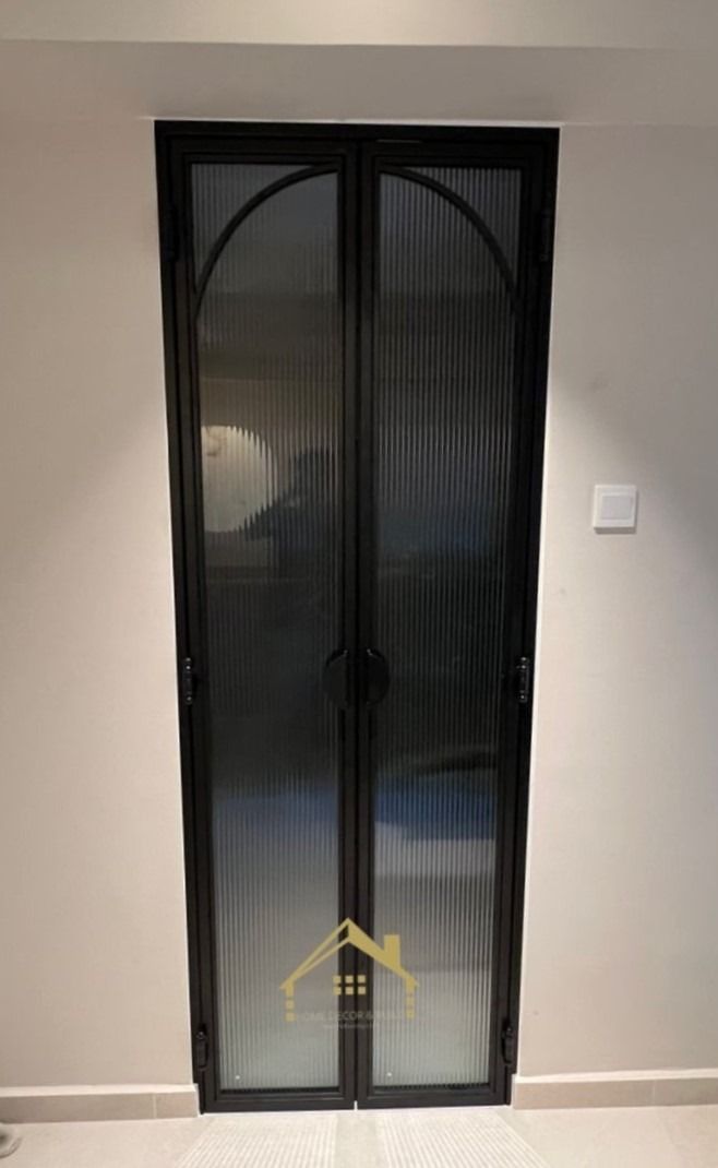 👉 Tempered Glass French Door with Mild Steel Swing 👈628630754174741127