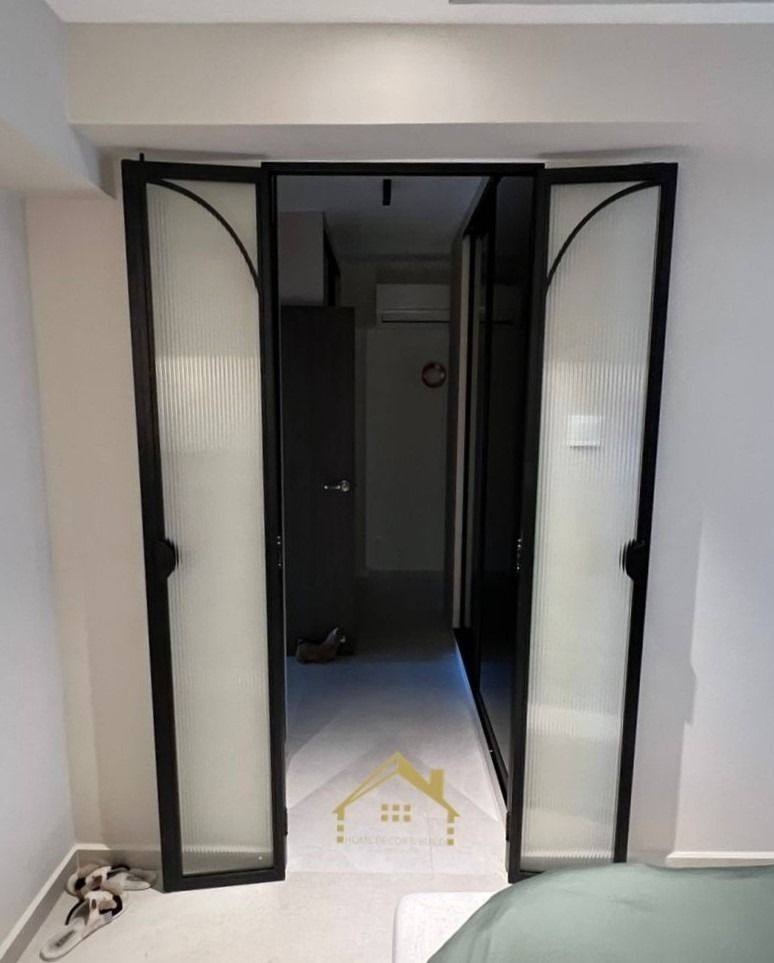 👉 Tempered Glass French Door with Mild Steel Swing 👈62863075417474111
