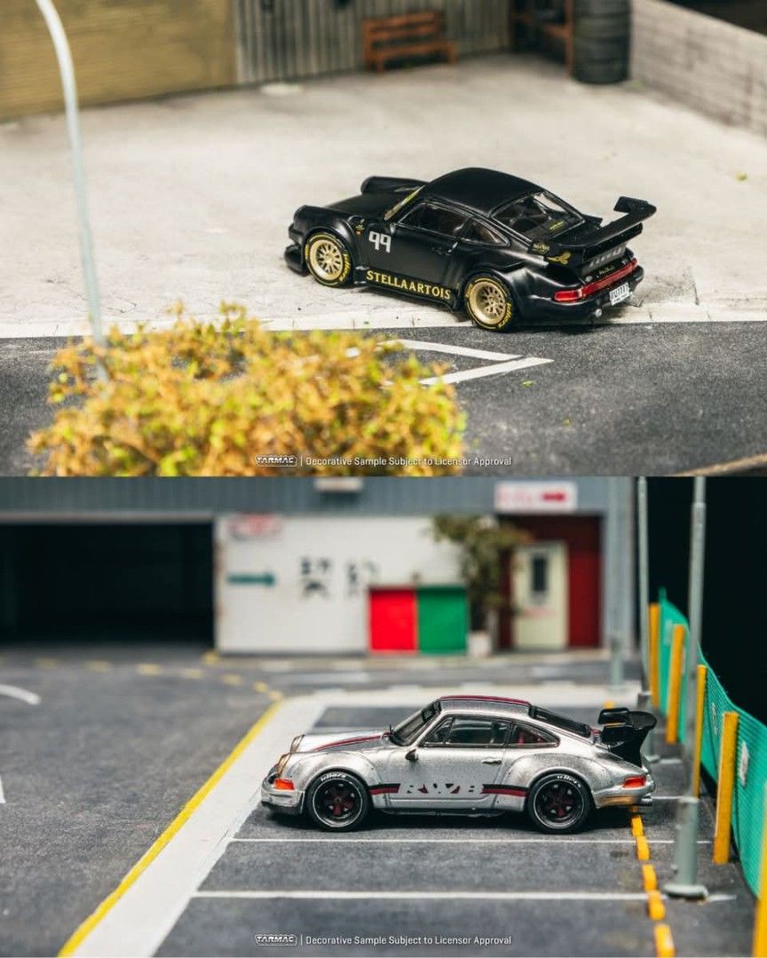 少量現貨 TARMAC WORKS 1/64 RWB STELLA BOOST BACKDATE SILVER STANCE GARAGE ...