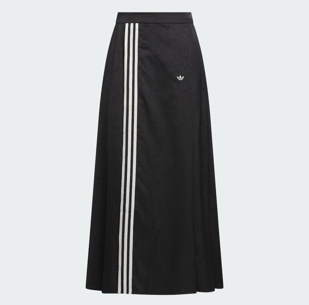 Adidas New Chinese Pleated Maxi Skirt, Women's Fashion