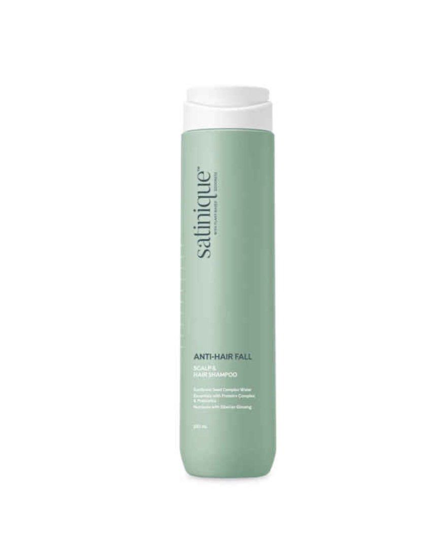 Amway Anti-Hair Fall Scalp & Shampoo - SATINIQUE 280ml (Category: Hair) located in Singapore. Submitted by blessed.studio (Listing ID 1365342175, Image 1). Description: *Brand New* SATINIQUE Anti-Hair Fall Scalp & Hair Shampoo 280ml Targets: Hair Loss & Less Volume Regular Size Available – Perfect for daily personal use. Our plant-based, nutrient-rich formula with Siberian ginseng revitalizes and balances the scalp for thicker and fuller-looking 