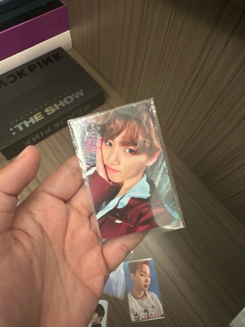 BTS Photocard (Category: K-Wave Merchandise) located in Paranaque City. Submitted by thisisdom (Listing ID 1365370838, Image 3). Description: 300 each JK MOTS 7 PC - 300 JK in the mood for love album PC - 300 JK you never walk alone album PC - 300 Taehyung Dark & Wild album PC - 300 Jimin butter album PC - 300 Jimin R U OK album PC - 300.