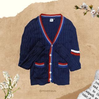 cable knit cardigan