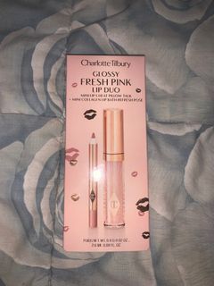 Charlotte Tilbury Pillow Talk Glossy Fresh Pink Lip Duo - Refresh Rose