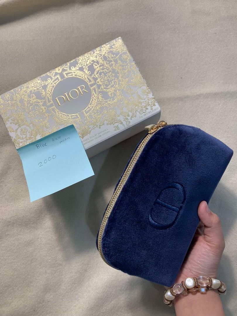 Christian Dior Pouch Moon Dark Blue (Category: Purses & Pouches) located in Tanay. Submitted by eulaaaaa (Listing ID 1365473281, Image 3). Description: 💖 Dior Beauty Pouch – VIP Exclusive Gift 💖 Get your hands on this elegant & authentic Dior Pouch – a VIP Gift from Dior Beauty, not available for retail! ✨ Comes with Dior paper bag & box – perfect for gifting or collecting ✨ 100% Money-Back Guarantee if proven fake – shop with confidence 📦 Shi