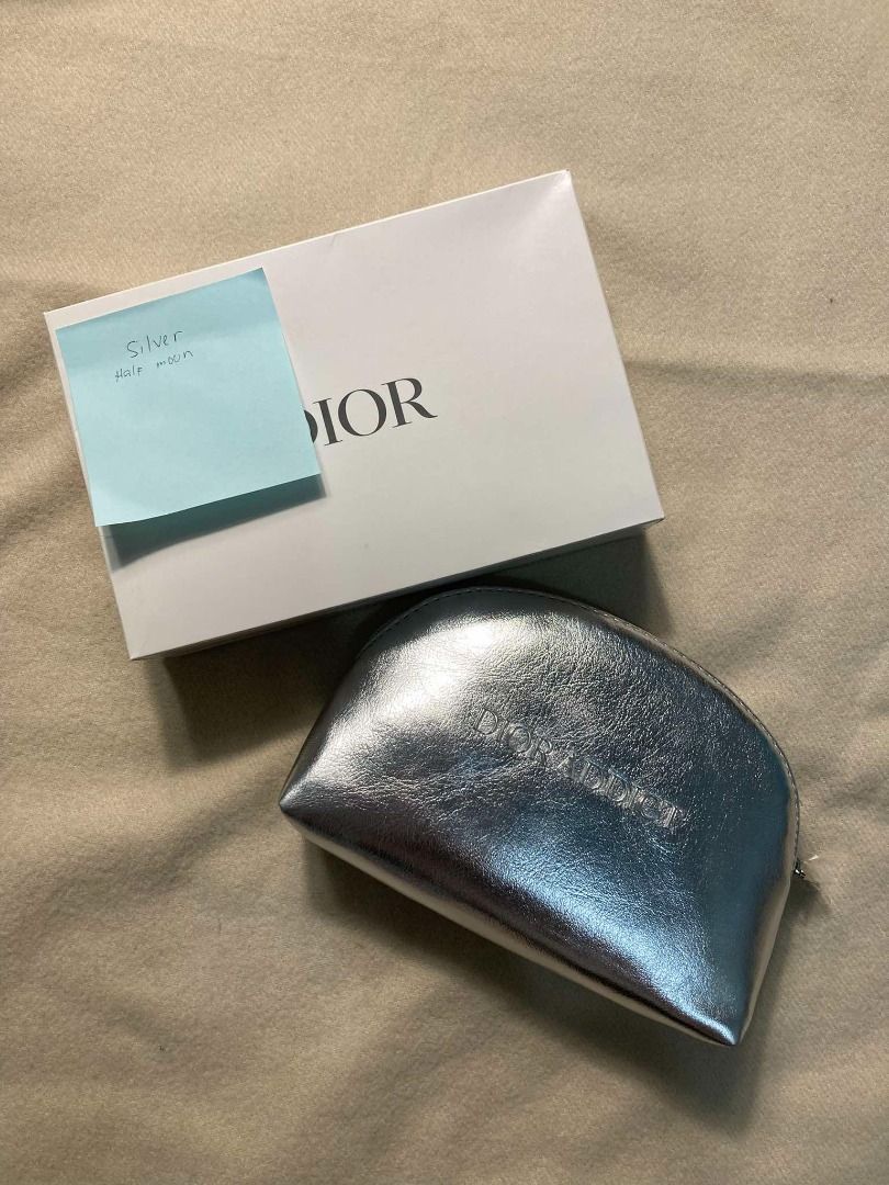 Christian Dior Pouch Moon Silver (Category: Purses & Pouches) located in Tanay. Submitted by eulaaaaa (Listing ID 1365473224, Image 2). Description: 💖 Dior Beauty Pouch – VIP Exclusive Gift 💖 Get your hands on this elegant & authentic Dior Pouch – a VIP Gift from Dior Beauty, not available for retail! ✨ Comes with Dior paper bag & box – perfect for gifting or collecting ✨ 100% Money-Back Guarantee if proven fake – shop with confidence 📦 Ships 