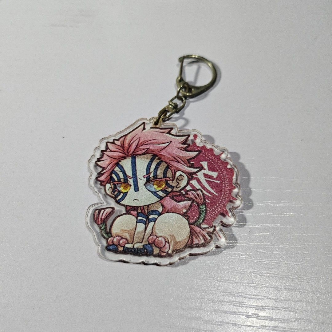 Demon Slayer Akasa - acrylic keychain, Hobbies & Toys, Memorabilia ...