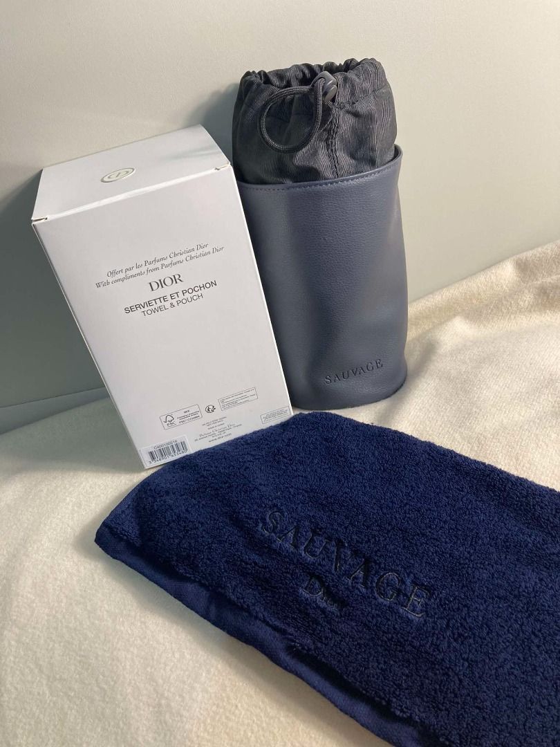 Dior Sauvage Pouch and Towel (Category: Belt bags, Clutches and Pouches) located in Tanay. Submitted by eulaaaaa (Listing ID 1365473180, Image 3). Description: Dior Pouch and Towel Authentic VIP Gift Dior Beauty 100% return money if proven fake.