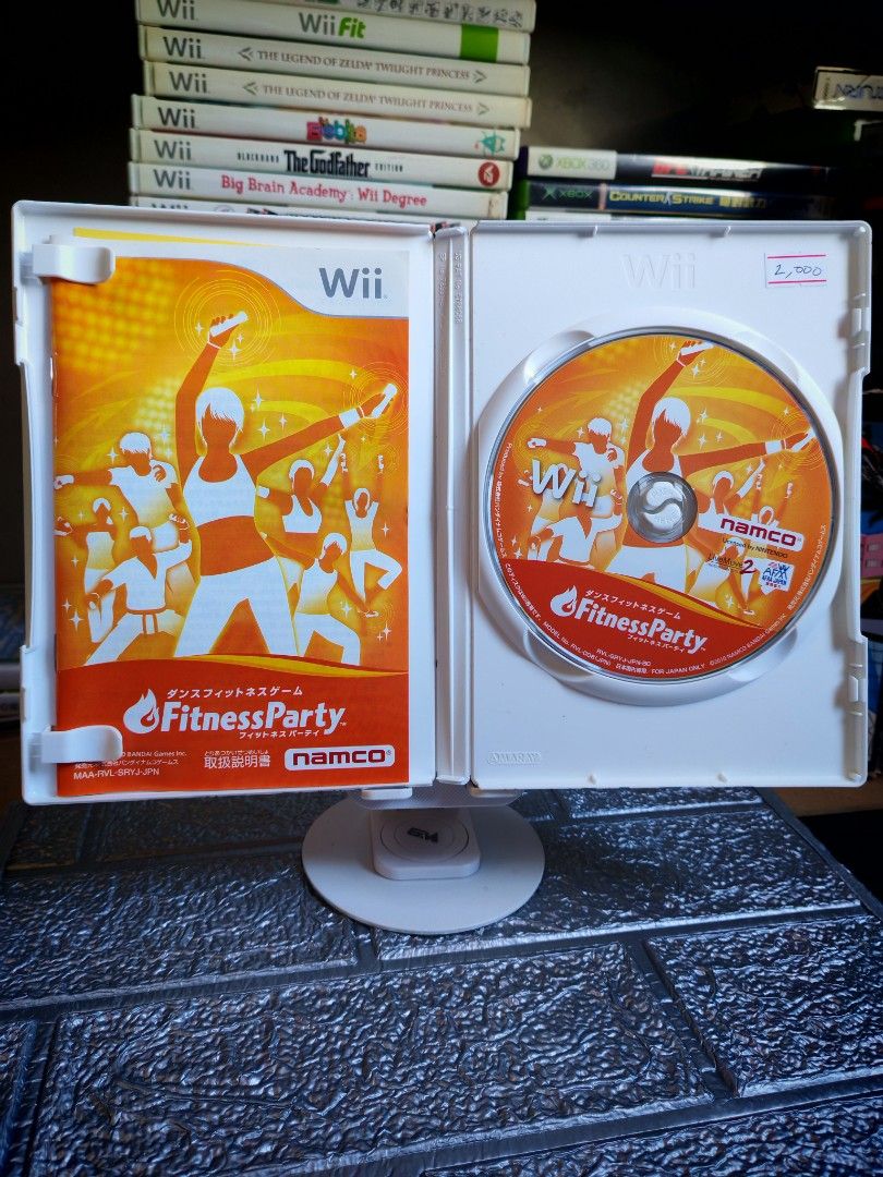 Fitness Party JPN Wii (Category: Nintendo) located in Santa Rosa. Submitted by tristanmunoz (Listing ID 1365375165, Image 3). Description: For sale Php2,000 Fitness Party Japan Version Wii Namco NTSC-J Complete with Manuals Tested working condition 100% Authentic Can do video calls Shipping Nationwide 🛵Lalamove SDD c/o buyer (Gcash/Bank Trans or COD payment) 🚛JNT or LBC strictly Payment First Meetup/Pickup: Sta.Rosa Dita Rotonda, Jollibee Golde