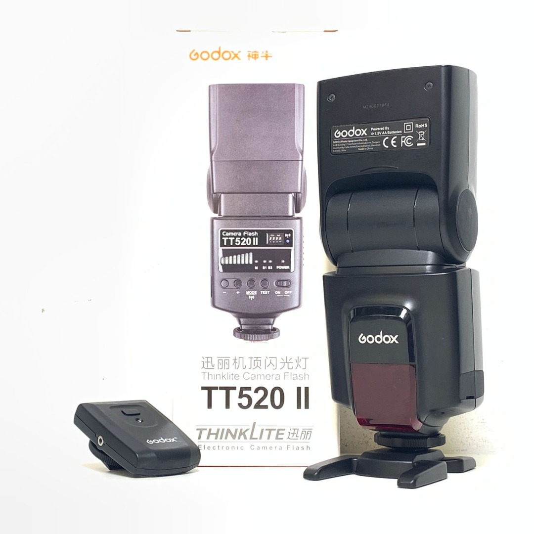 Godox TT520 II Thinklite Camera Flash + RT Wireless Transmitter (98% ...